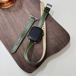 애플워치 모든 기종 호환 선인장 비건 레더 가죽스트랩 싱글&더블 2in1세트