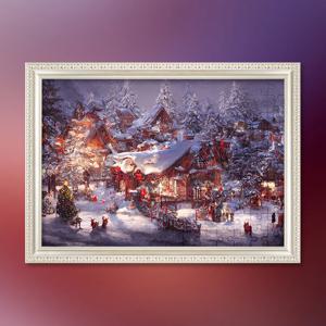 윈터 빌리지 퍼즐+액자 세트 크리스마스 1000피스