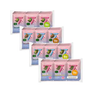 비비고 돌김 (참기름+올리브유+불고기+와사비) 4g*9입 4개 총 36봉