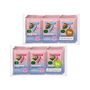 비비고 x 세븐틴 돌김 불고기맛 4g*9입 x1개+와사비맛 4g*9입 x1개 (총 18봉)