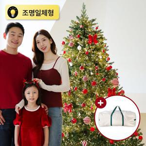 보관백 증정 이벤트 중! 조명 일체형 평생 크리스마스 트리 무장식트리 PE 대형 전나무