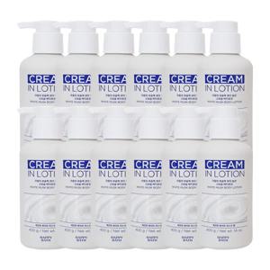 크림인 로션 화이트머스크 바디로션 400g x12