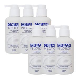 크림인 로션 화이트머스크 바디로션 400g x6