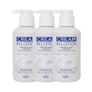 크림인 로션 화이트머스크 바디로션 400g x3