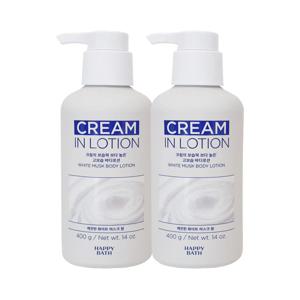 크림인 로션 화이트머스크 바디로션 400g x2
