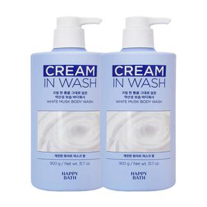 크림인 로션 화이트머스크 바디워시 900g x2