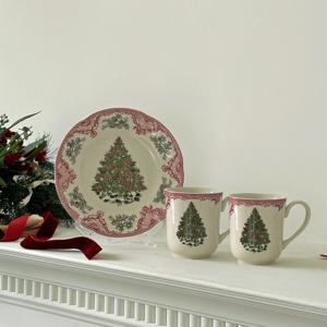 캐롤스 바이 크리스마스 디저트 선물세트 (머그잔2p & 플레이트1p 총3p)