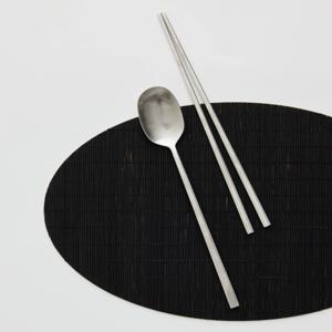 에이블비 프리미엄 316 스테인레스 한식 커트러리 세트 (로우실버)