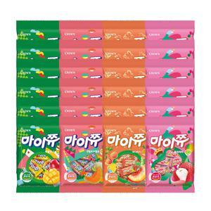 마이쮸 100g 4종 24봉 / 핑크리치 애플망고 써니피치 멜론
