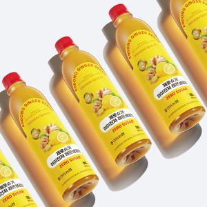 안동생강 하이진저 ZERO 레몬생강청 500ml x 2병