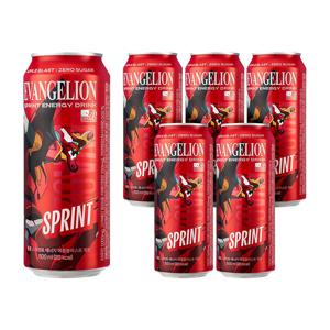 클룹 스프린트 에너지 애플블라스트 제로(에반게리온) 500ml 6캔