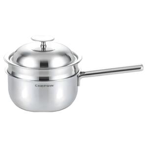 316스텐 통5중 국민 이유식 냄비 인덕션겸용 올인원 편수냄비 18cm