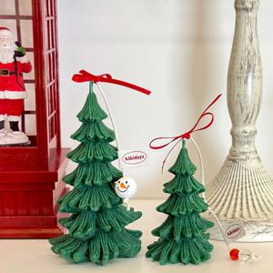 크리스마스 오브제 트리캔들 / 겨울 집꾸미기 인테리어 소품 연말 단체선물