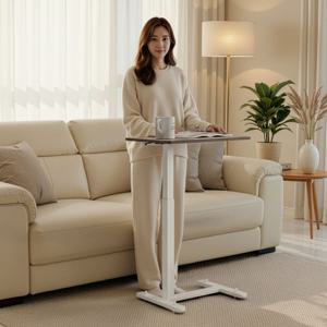 고정식 이동형 높이 조절 미니 침대 거실 사이드 테이블 거치대 MS2L