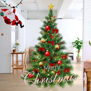 초대형 크리스마스 창문 스티커 정전기 유리 시트지 벽트리 감성 데코 비접착