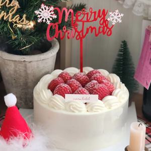 크리스마스 아크릴 케이크 토퍼 케이크 장식 데코픽