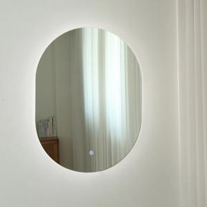 LED 루디즈 타원형 터치 스위치 거울등 30W 디밍 3색변환 간접등 욕실거울 미러라이트