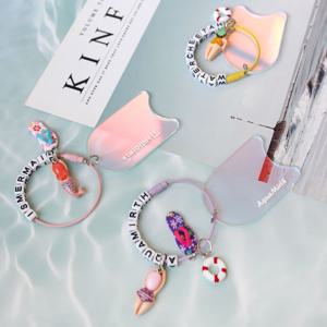 오로라 홀로그램 커스텀 수영 킥판 키링 3종 주문제작 이니셜 수영장 운동 (풀커스텀형)