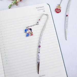 비녀모양 팬던트 책갈피 2 북마크 북체크홀더 금속책갈피 책꽂이 외국인선물 기념품