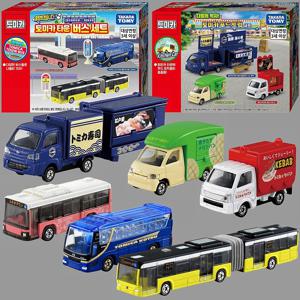 토미카 타운 기프트 버스 푸드 트럭 6종 세트 다이캐스트 미니어처 모형