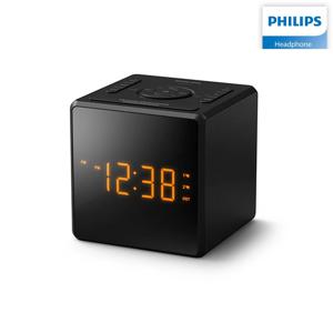 LED 디지털 알람 시계 라디오 TAR4500 FM 듀얼알람 모던 블랙