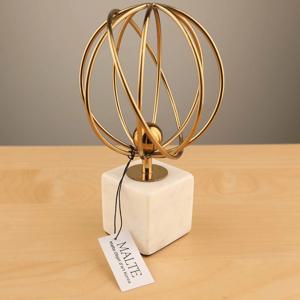 [리퍼] 인도 핸드메이드 골드 마블 오브제 파라크라마 감성 데스크 장식 소품