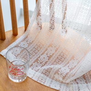 심플 스트라이프 창문 긴창 대형 거실 특대형 레이스커튼 2장