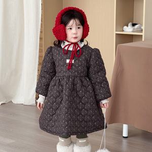 로시 퍼프 퀼팅 원피스 R15594
