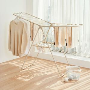 미니 빨래건조대 크림 원룸 1인가구 소형