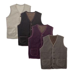 버블 수면 양털 포켓 방한 조끼 베스트 4color 1size