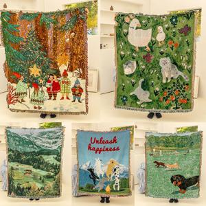 대형 태피스트리 블랭킷 러그 4계절 선물 크리스마스 패브릭포스터 소파커버 식탁보 5종