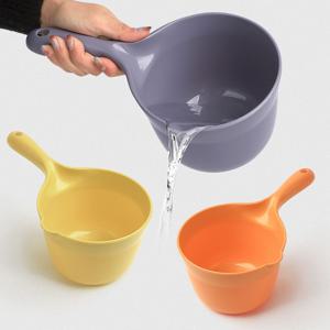 튼튼하고 깊은 원형 바가지 목욕 욕실 워터스쿱 2size