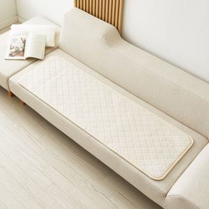 부드러운 극세사 사계절 양면 쇼파패드 거실소파용 3인용 4인용 5인용 베이지