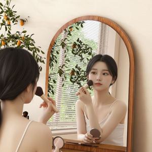탁상 화장대 원형 거울 책상 스탠드 아치형 거울 4color