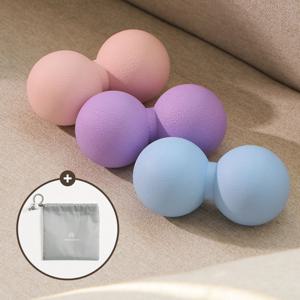 [쿠폰10%] 땅콩 마사지볼 더블 지압 볼 안마 뭉친 어깨 등 발바닥 요가 마사지공