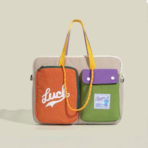 컬러 블록 노트북파우치 맥북에어 노트북가방