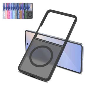 갤럭시 지플립 7 6 반투명 컬러 맥세이프 케이스 ZFLIP Z플립 F328