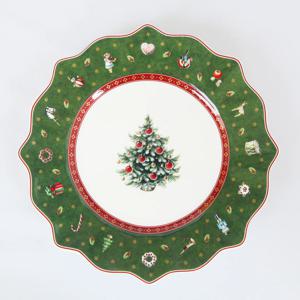 [해외] 토이딜라이트 접시 그린 24cm (홀리데이 한정판)