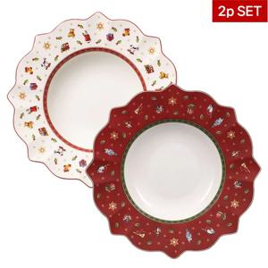 [해외] 2P세트 토이 딜라이트 스프접시 26cm (크리스마스 한정판)