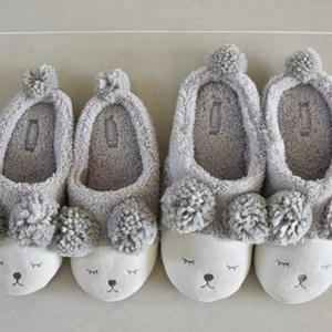 [리퍼] 귀여운 양 기모 커플 슬리퍼 / 남성용