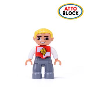 호환 유아블럭 사람피규어 사자팀용사 (C018wg)