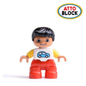 호환 유아블럭 사람피규어 자동차소년 (C003wg)