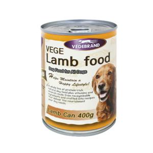 베게 대용량 강아지통조림 강아지캔 간식 애견 습식 사료 양고기 400g