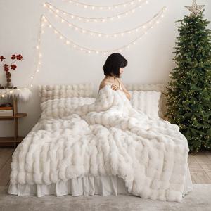 울트라 웜 밍크 퍼 초극세사 차렵이불 2color