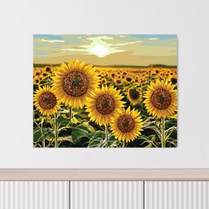 DIY 명화그리기 해바라기 정원 40x50cm