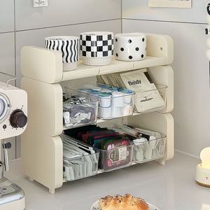 홈카페 감성 3단 커피캡슐 티백 영양제 간식 보관 정리함