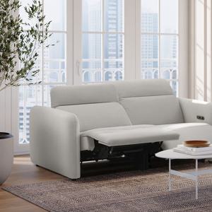 르망 패브릭 리클라이너 3인소파_라이트그레이