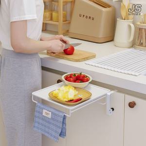 접이식 주방 선반 정리대 키친 보조 조리대 원룸 테이블 싱크대 행주 걸이 행잉 거치대