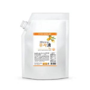 전남 고흥 유자청 유자차 농축액 엑기스 청 음료 베이스 파우치 2kg