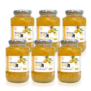 전남 고흥 유자청 유자차 농축액 엑기스 청 음료 베이스 1kg 1박스(12개입)